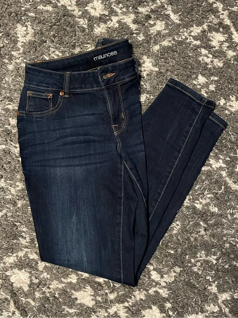 Maurices Dark Indigo Skinny Jeans